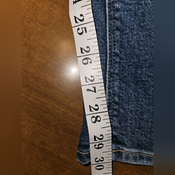 American Eagle Outfitters Stretch Womens Size 8 Blue Skinny Jeans EUC - Picture 8 of 16